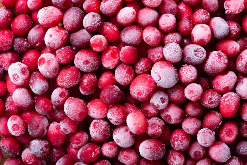 żurawina liofilizowana